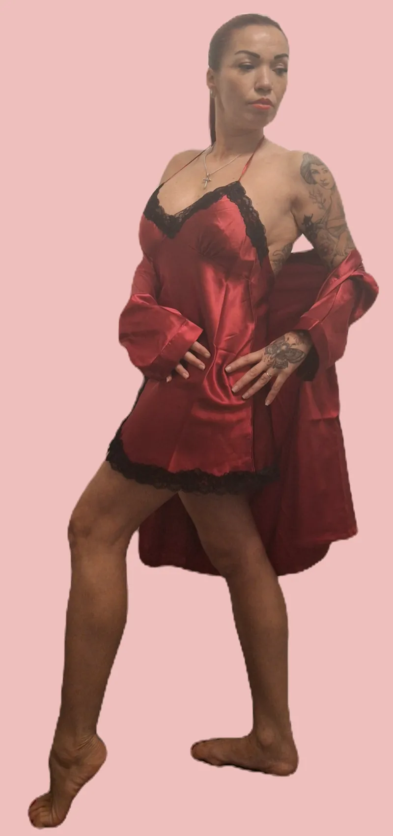 Ensemble lingerie rouge – photo 3