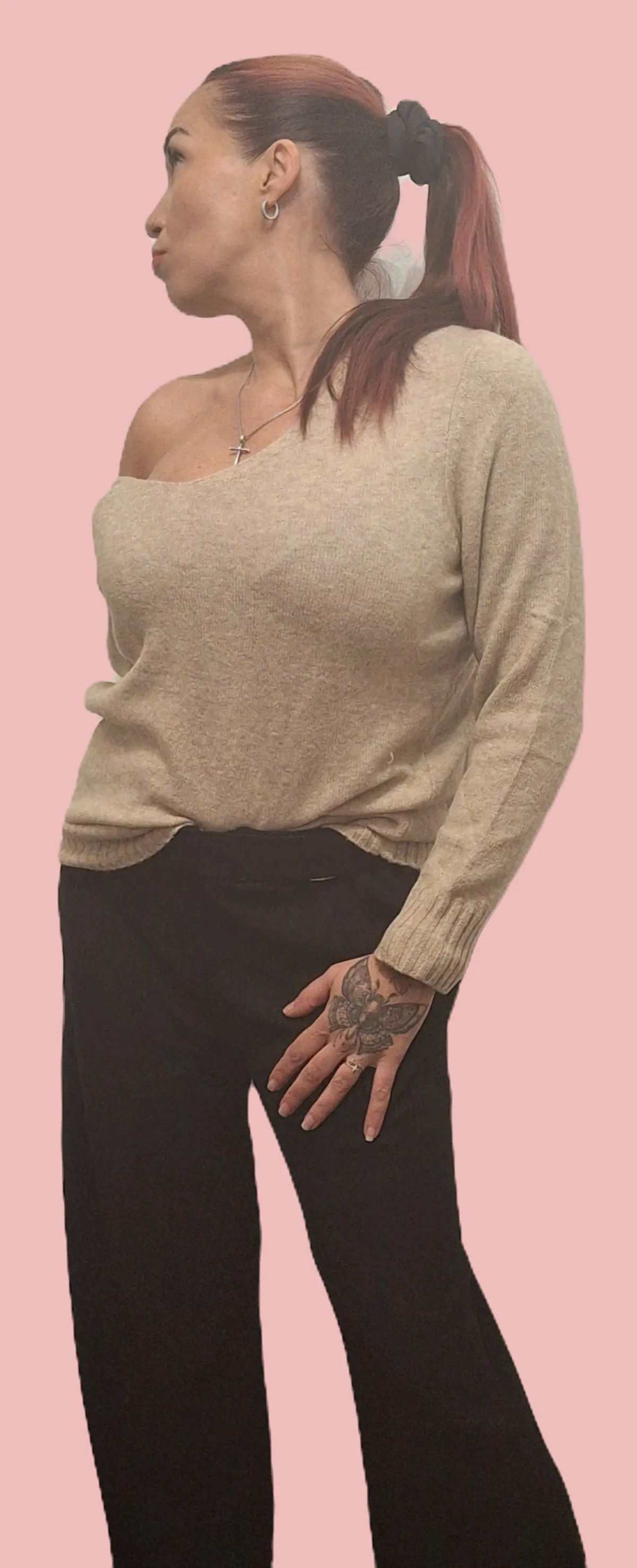 Pantalon noir fluide