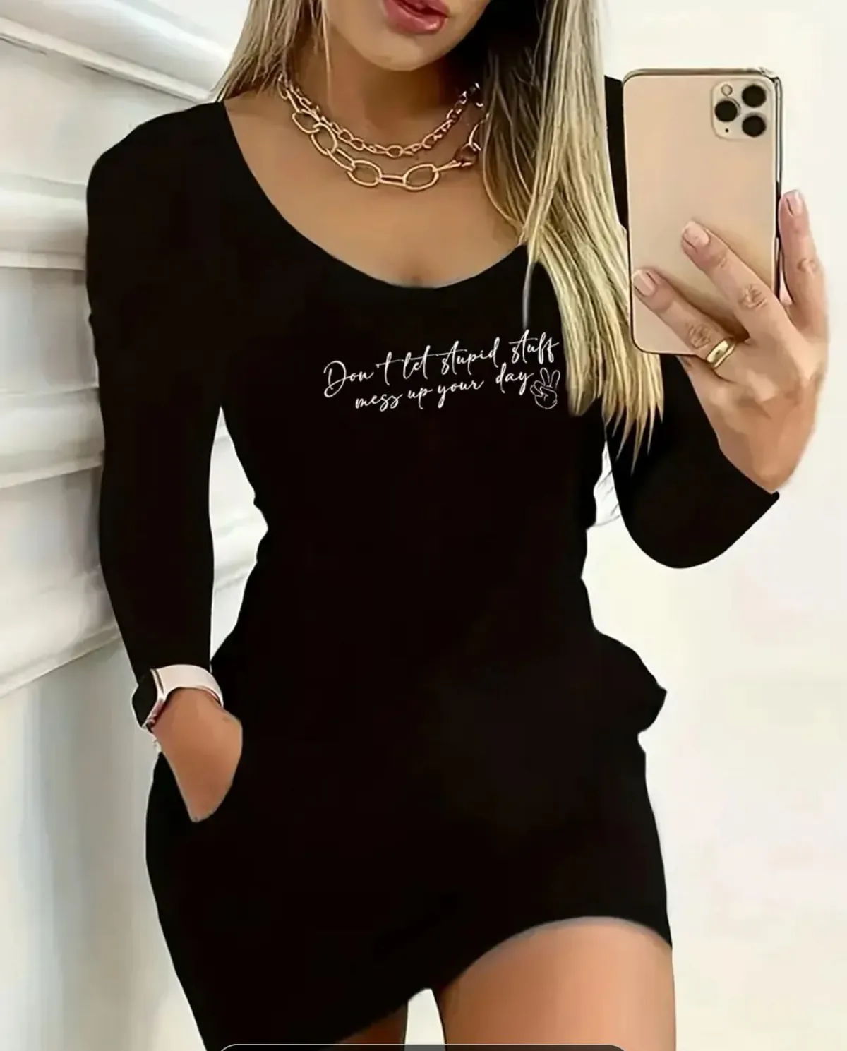 Robe streetwear avec poches